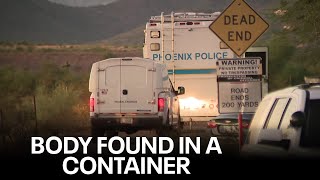 Body found inside a container by a Phoenix bicyclist, police confirm