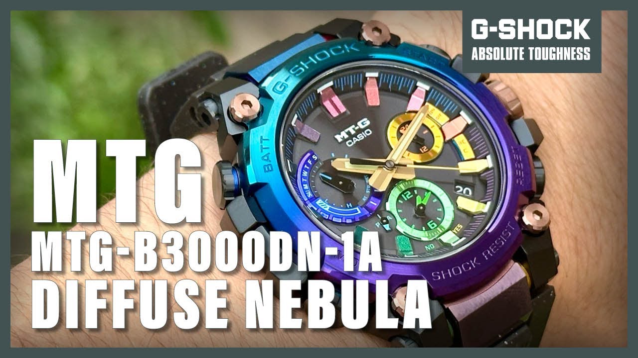 Unboxing The Casio G-Shock MTG-B3000DN-1A - YouTube