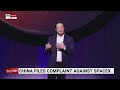 china files complaint against elon musk