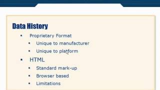 XML Tutorial 4 Data History