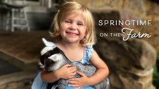 Springtime on the FARM + moving with animals