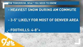 Snow returns to Colorado tonight