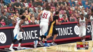 D'Lakers Episode 76 vs. Clippers in Los Angeles - NBA 2K17 MyLeague