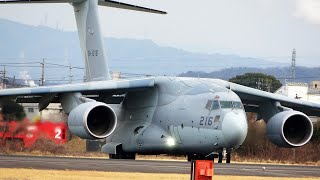 入間のC2輸送機 帰投 航空自衛隊 小牧基地オープンベース2023