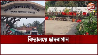 দিনাজপুরের ১০২টি বিদ্যালয়ে গড়ে তোলা হয়েছে ছাদবাগান | Dinajpur Garden | Krishi | Channel 24