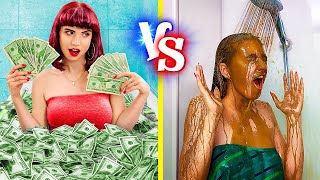 Chica Rica Desafortunada Versus Chica Pobre Afortunada