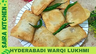 Hyderabadi Warqi Lukhmi || Warqi Kheema Lukhmi || with English Sub Title || Saira Kitchen