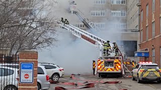 Charlottetown Fire Districts 1 and 2 on scene of a structure fire