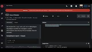 Codewars | Area or Perimeter | Python 8 kyu