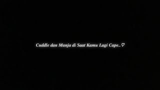 ASMR Husband Indonesia | Cuddle dan Manja di Saat Kamu Lagi Cape