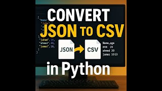 Convert JSON to CSV in Python 🔄 Simple Python Project