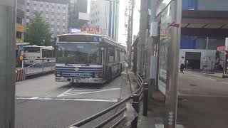 名古屋市交通局市バス三菱ふそう自動車ＮＦ５６５発車します