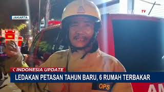 Perayaan Tahun Baru Berakhir Petaka, Petasan Bakar Rumah Warga dan Kapal Nelayan