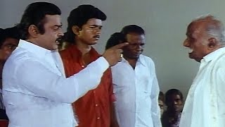 தளபதி விஜய் மாஸ் காட்சி | Vijay & Vijaykanth Super Scenes | Sendura Pandi Tamil Movie Super Scenes