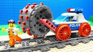 Lego Train Safe Steamroller Police Fail
