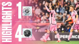 HIGHLIGHTS: New England 1-4 Inter Miami CF | Messi with 2 goals and 1 assist | MLS