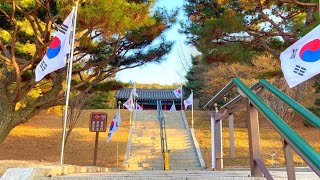 [4k] Patriot Yu Gwan-sun historical sites 천안 유관순 열사 유적지, 생가, 초혼묘 slow walking Korea