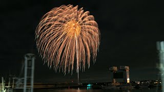 【まったり動画】うみまち照らすin磯浜古墳群2023 打ち上げ花火【野村花火工業】