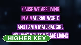 Material Girl (Karaoke Higher Key) - Madonna