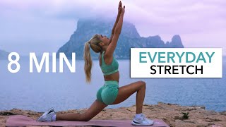 8 MIN EVERYDAY STRETCH - for stiff muscles, after your workout & before bed I Pa