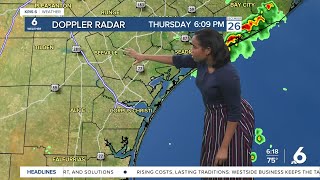 Rain chances fizzle out with foggy conditions returning tonight