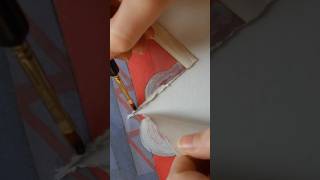 Tear repair on a Soviet propaganda poster I