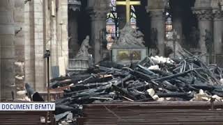 First look inside Notre Dame cathedral after devastating fire | ABC News