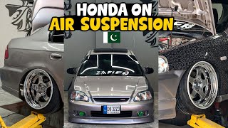 AIR BFT Air Suspension Installed in Honda Civic 2000