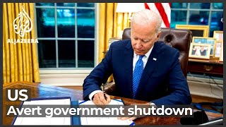 Biden signs bill averting US government shutdown