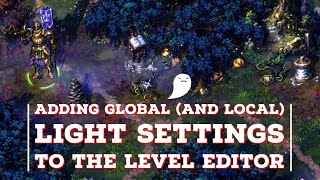 Gamedev tools - Level editor day/night settings