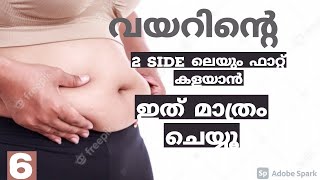 വയറിന്റെ 2 side ലെയും ഫാറ്റ് കളയാൻ ഇത്‌ മാത്രം ചെയ്യൂ.