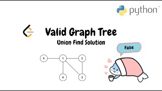 Valid Graph Tree - Python Union Find Solution