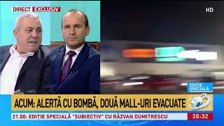 Alertă cu bombă în Râmnicu Vâlcea. Mii de persoane au fost evacuate din două mall-uri