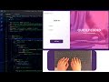 ASMR Programming - Modern Login Page Design - No Talking