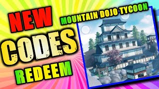 All *Secret* Mountain Dojo Tycoon Codes 2023 | Codes for Mountain Dojo Tycoon 2023 - Roblox Code