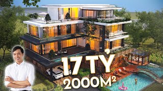 Villa nghỉ dưỡng 2000m² View Sông Hồng tuyệt đỉnh - Không gian đẳng cấp 17 tỷ