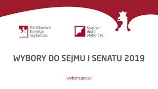 Studio Wyborcze PKW: Wybory do Sejmu i Senatu 2019 - konf. 13.10.2019 godz. 10:00 (j. polski migowy)