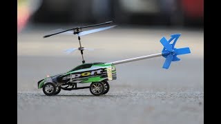 How to make a Flying Helicopter || helicopter car