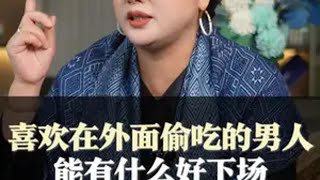 喜欢在外面偷吃的男人，能有什么好下场？ 女性智慧 婚姻 家庭 情感共鸣 陈爱珠