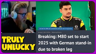 fl0m Reacts to M80 CS Player Breaks his leg