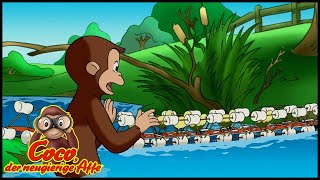 Coco der Neugierige | Eine Brücke für die Küken | Cartoons für Kinder