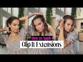 How to Apply Clip It Hair Extensions