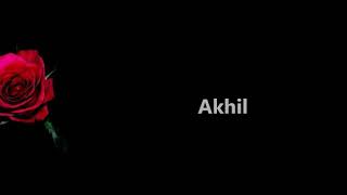 Akhil Makhaul lyrical song