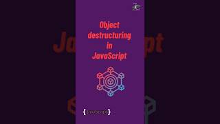 object destructuring in javascript | object in javascript | #javascript tutorial in 1 minutes