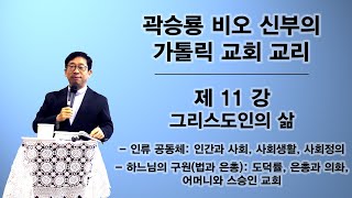 곽승룡 비오 신부의 가톨릭 교회 교리 : 제11강 - 그리스도인의 삶 (인류 공동체)  - 하느님의 구원(법과 은총)