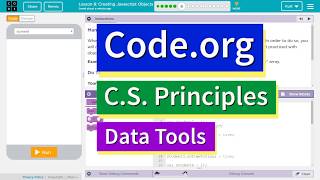 Creating Javascript Objects Lesson 8.6 Tutorial with Answers Code.org CS Principles