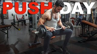 Day 1 Push Pull Legs Workout Plan | Chest Shoulders And Triceps Workout. #pumpedupppl