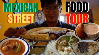 MEXICAN STREET FOOD TOUR - ALL YOU CAN EAT MEXICAN BUFFET, Tlayudas, MOLE AMARILLO in Oaxaca, Mexico