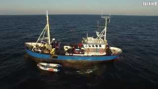 Noordzee wrakduiken met de Wilhelmina op de E 34