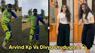 Arvind Kp Vs Divya Uruduga Dance🙈💫| ಯಾರ್ Dance ಇಷ್ಟ ಆಯ್ತು | Arvind Kp | Divya Uruduga | Kacha Badhan